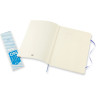 Блокнот MOLESKINE CLASSIC XLARGE нелинованный, голубая гортензия QP623B42