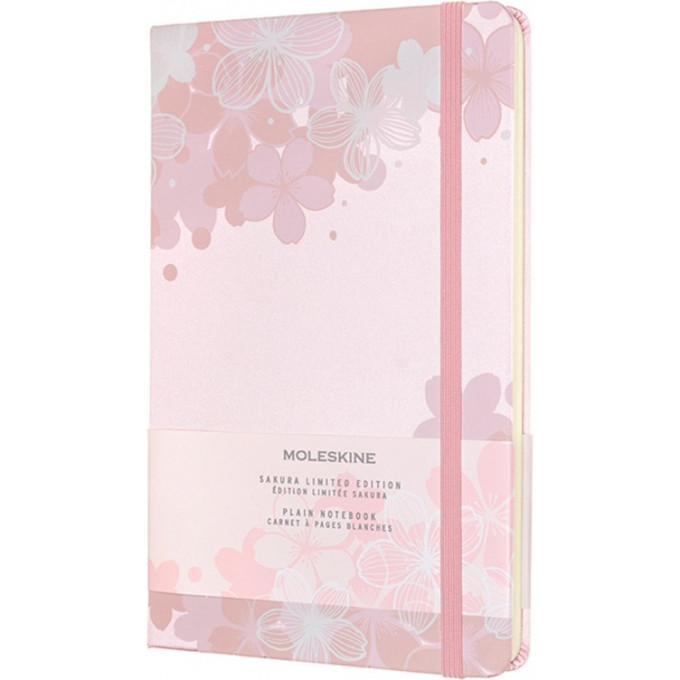 Блокнот MOLESKINE LIMITED EDITION SAKURA LARGE нелинованный, розовый LESU03QP062